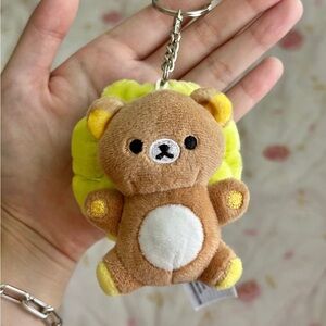 San-X Rilakkuma Bakery Blind box Plush Keychain: Melon Bun Rilakkuma